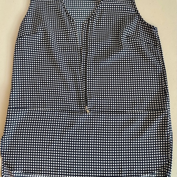 Nautica Black and White Checkered Blouse - Picture 10 of 15